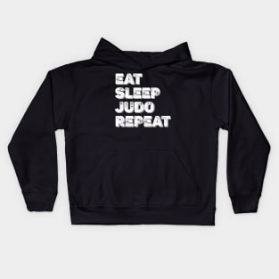 Eat Sleep Judo Repeat Essential Kids Hoodie